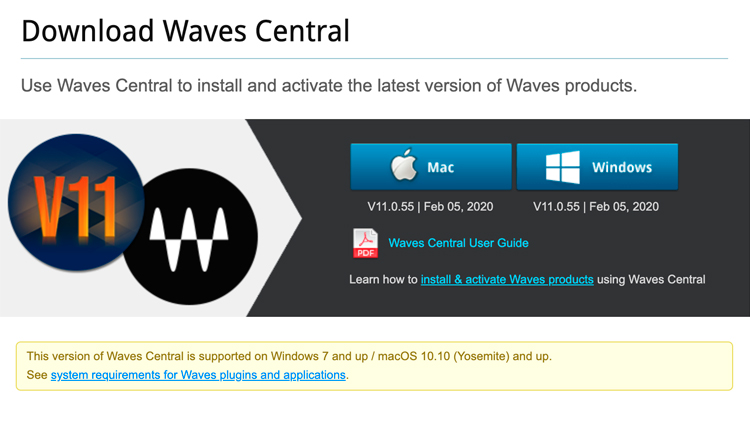 Waves - Downloads by OS