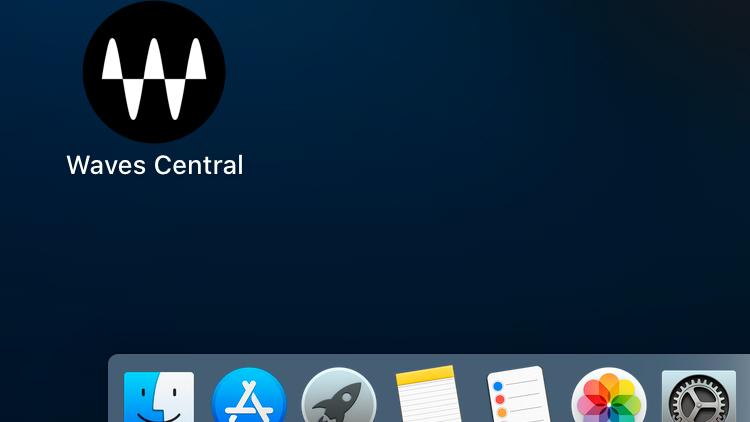 Waves - icon in Mac