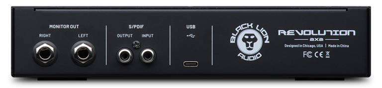 Black Lion Audio – Revolution 2×2 Rear Panel