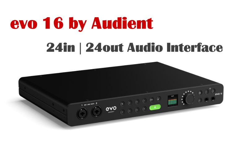 evo 16 - 24in | 24out Audio Interface